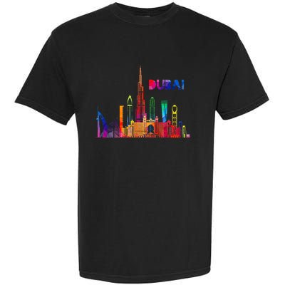 Burj Khalifa Skyscraper Royalty Dubai Uae Garment-Dyed Heavyweight T-Shirt