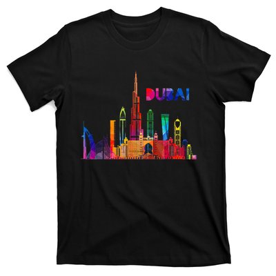 Burj Khalifa Skyscraper Royalty Dubai Uae T-Shirt