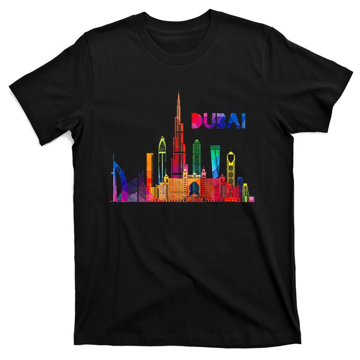 Burj Khalifa Skyscraper Royalty Dubai Uae T-Shirt