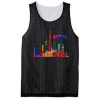 Burj Khalifa Skyscraper Royalty Dubai Uae Mesh Reversible Basketball Jersey Tank