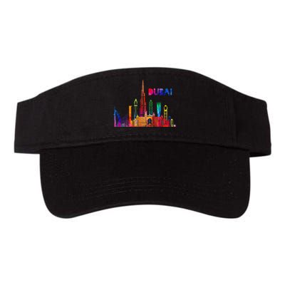 Burj Khalifa Skyscraper Royalty Dubai Uae Valucap Bio-Washed Visor