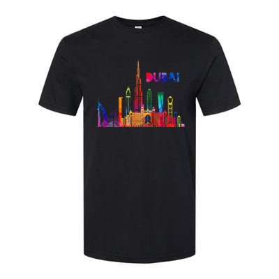 Burj Khalifa Skyscraper Royalty Dubai Uae Softstyle CVC T-Shirt