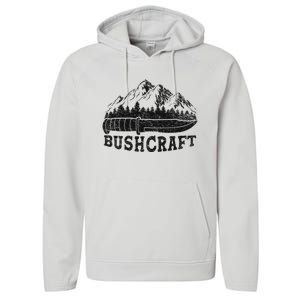 Bushcraft Knife Survival Outdoor Nature Forest Wilderness Performance Fleece Hoodie