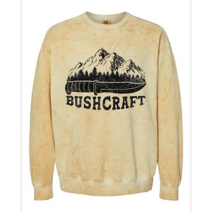 Bushcraft Knife Survival Outdoor Nature Forest Wilderness Colorblast Crewneck Sweatshirt