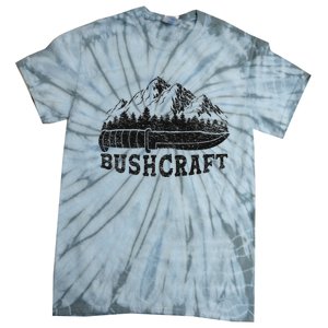 Bushcraft Knife Survival Outdoor Nature Forest Wilderness Tie-Dye T-Shirt