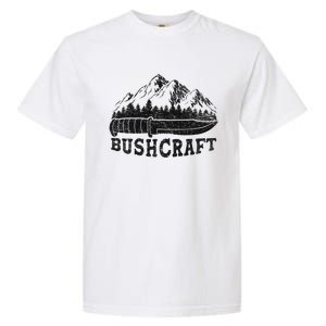 Bushcraft Knife Survival Outdoor Nature Forest Wilderness Garment-Dyed Heavyweight T-Shirt