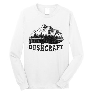 Bushcraft Knife Survival Outdoor Nature Forest Wilderness Long Sleeve Shirt