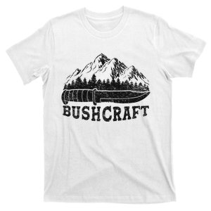 Bushcraft Knife Survival Outdoor Nature Forest Wilderness T-Shirt