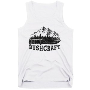 Bushcraft Knife Survival Outdoor Nature Forest Wilderness Tank Top