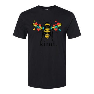 Bee Kind Support Autism Awareness Kindness Day Retro Classic Softstyle CVC T-Shirt