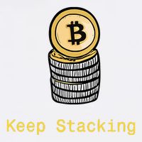 Bitcoin Keep Stacking Flat Bill Trucker Hat
