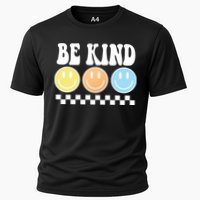 Be Kind Smiley Retro Cooling Performance Crew T-Shirt