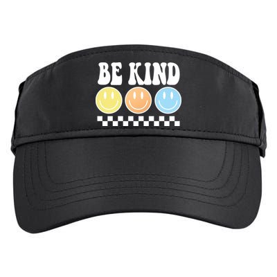 Be Kind Smiley Retro Adult Drive Performance Visor