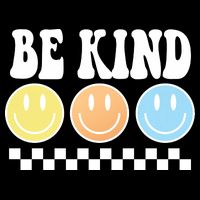 Be Kind Smiley Retro 16 in Basic Backpack
