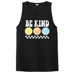 Be Kind Smiley Retro PosiCharge Competitor Tank