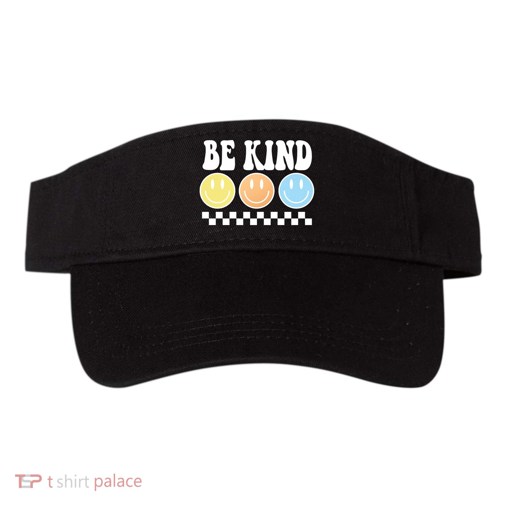 Be Kind Smiley Retro Visor