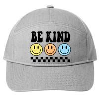 Be Kind Smiley Retro 7-Panel Snapback Hat