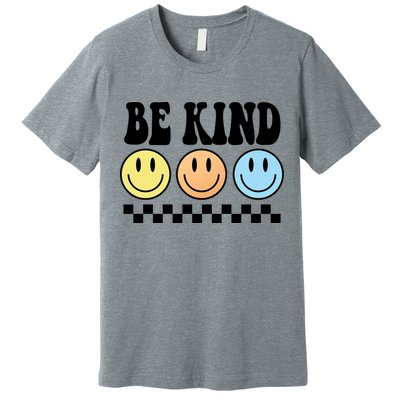 Be Kind Smiley Retro Premium T-Shirt