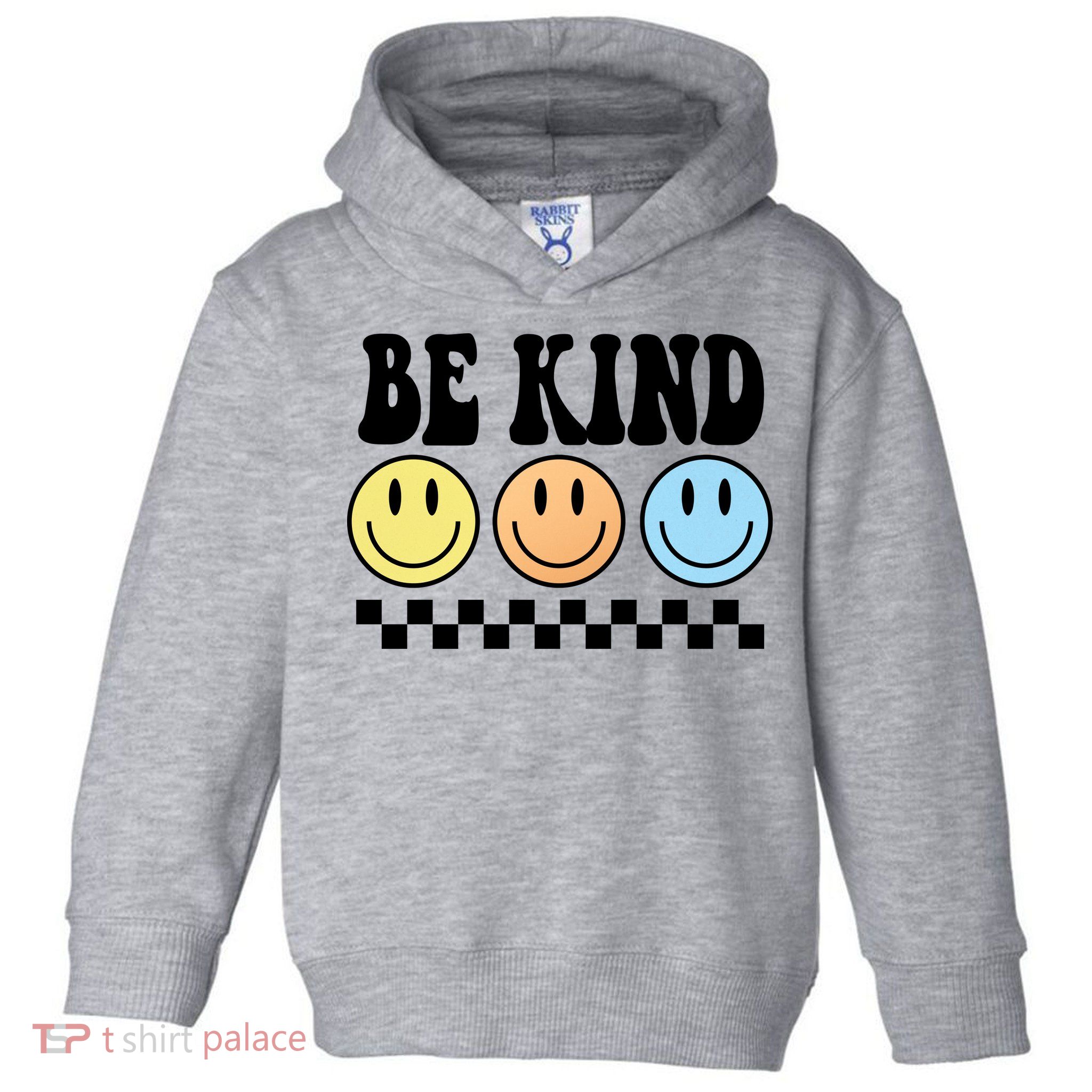 Be Kind Smiley Retro Toddler Hoodie