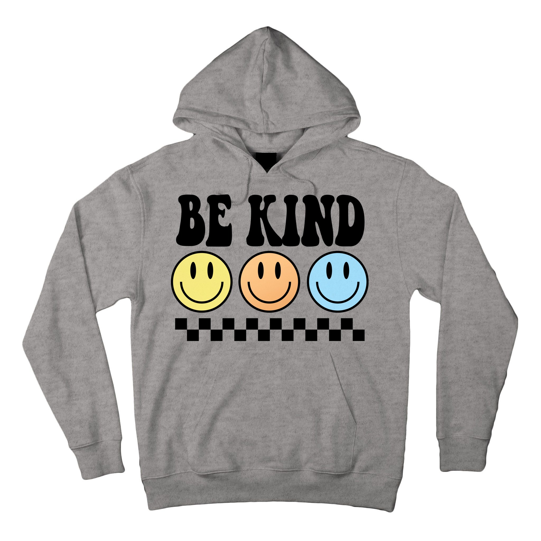 Be Kind Smiley Retro Tall Hoodie