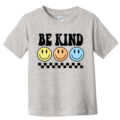 Be Kind Smiley Retro Toddler T-Shirt