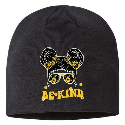 Be Kind Sunflower Hair Bun Spring Sustainable Beanie