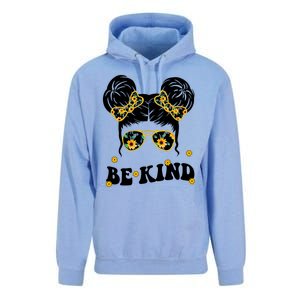 Be Kind Sunflower Hair Bun Spring Unisex Surf Hoodie