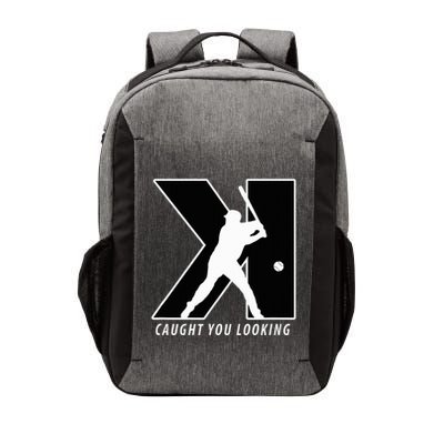 Backwards K Strikeout Looking Baseball Softball Pitching Vector Backpack