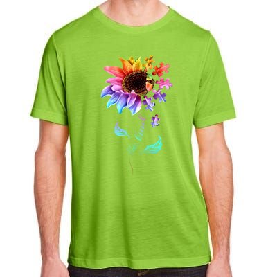 Be Kind Sunflower Autism Awareness Be Kind Autism Gift Adult ChromaSoft Performance T-Shirt