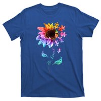 Be Kind Sunflower Autism Awareness Be Kind Autism Gift T-Shirt