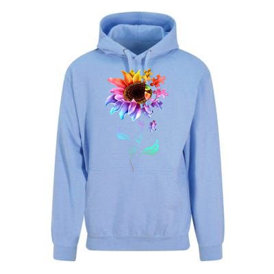 Be Kind Sunflower Autism Awareness Be Kind Autism Gift Unisex Surf Hoodie