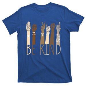 Be Kind Sign Language Hand Talking Teachers Interpreter Asl Gift T-Shirt