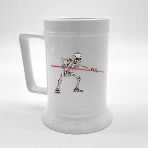 Billiard Kö Skeleton Halloween Fan Costume Snooker Outfit Gift Beer Stein