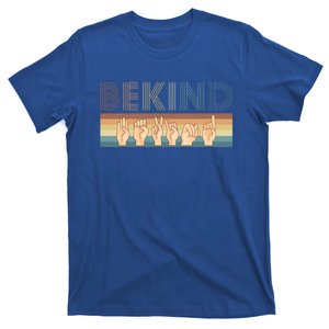 Be Kind Sign Language Deaf Cute Gift T-Shirt