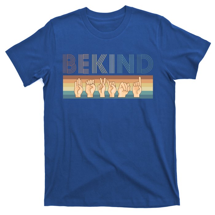 Be Kind Sign Language Deaf Cute Gift T-Shirt