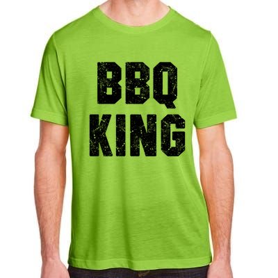 Bbq King Smoker Meat Dad Joke Grilling Funny Grill Gift Cool Gift Adult ChromaSoft Performance T-Shirt