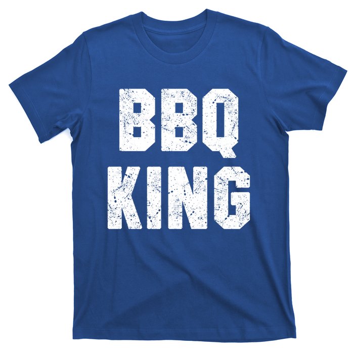 Bbq King Smoker Meat Dad Joke Grilling Funny Grill Gift Cool Gift T-Shirt