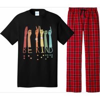 Be Kind Sign Braille Language Visually Impaired Awareness Pajama Set