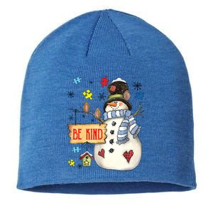 Be Kind Snow Puzzle Autism Awareness Funny Family Xmas Great Gift Sustainable Beanie