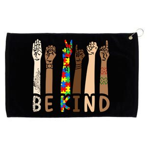 Be Kind Sign Language Hand Talking Teachers Interpreter Asl Gift Grommeted Golf Towel