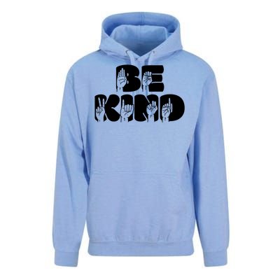 Be Kind Sign Language Hand Talking Teachers Interpreter Gift Great Gift Unisex Surf Hoodie