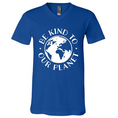 Be Kind To Our Planet Gift V-Neck T-Shirt