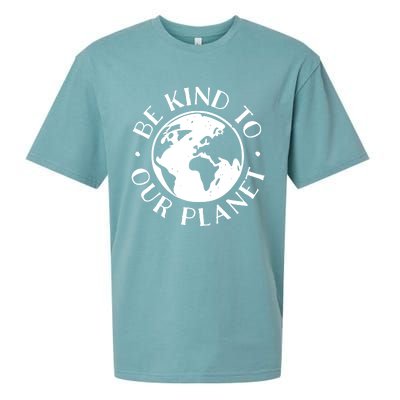 Be Kind To Our Planet Gift Sueded Cloud Jersey T-Shirt