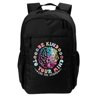 Be Kind To Your Mind End The Stigma Mental Health Awareness Backpack