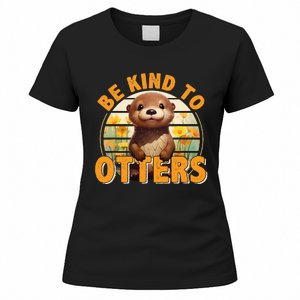 Be Kind To Otters Gift For OtterS Day Otter Lover Women's T-Shirt