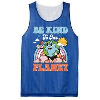 Be Kinds To Our Planet Cute Earth Day Rainbow Sun Cute Gift Mesh Reversible Basketball Jersey Tank