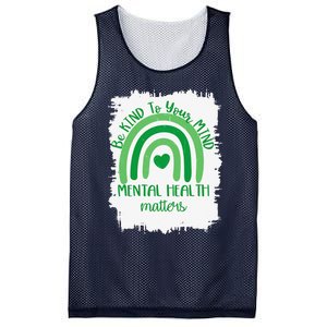 Be Kind To Your Mind,Mental Health Matters, Autism Awareness Mesh Reversible Basketball Jersey Tank