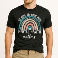 Be Kind To Your Mind Mental Health Matters Rainbow Performance Shirt