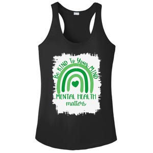 Be Kind To Your Mind,Mental Health Matters, Autism Awareness Ladies PosiCharge Competitor Racerback Tank