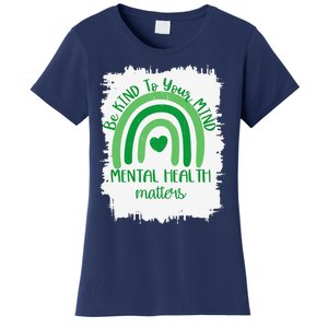 Be Kind To Your Mind,Mental Health Matters, Autism Awareness Women's T-Shirt